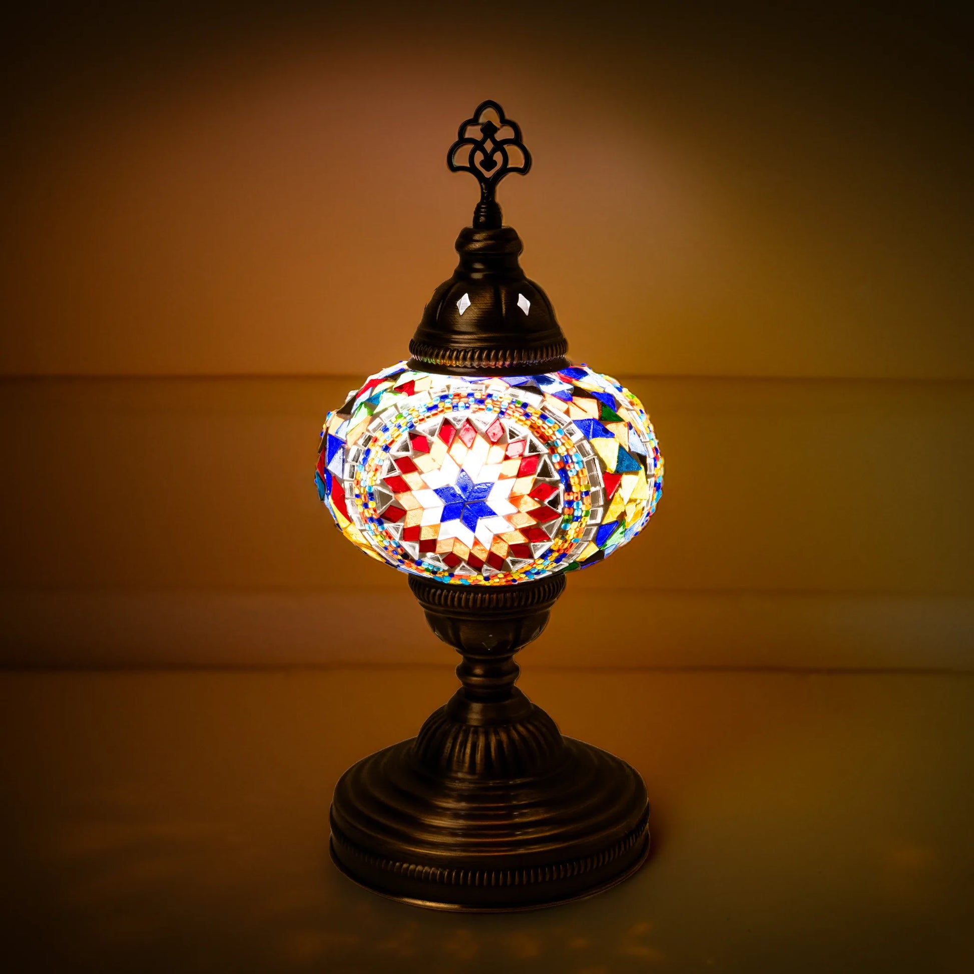 Lámpara Turca de Mesa L Multicolor